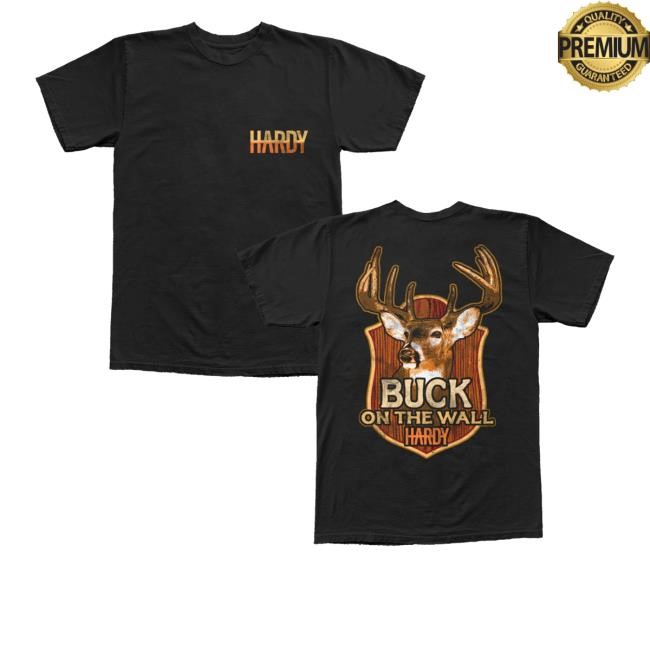 Buck On The Wall T-Shirt - New Tee Print