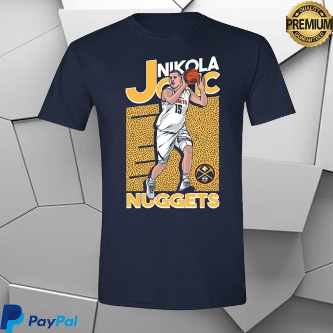 Nuggets #15 Nikola Jokić In Action Crewneck Sweatshirt Altitude Authentics Merch Store - New Tee Print