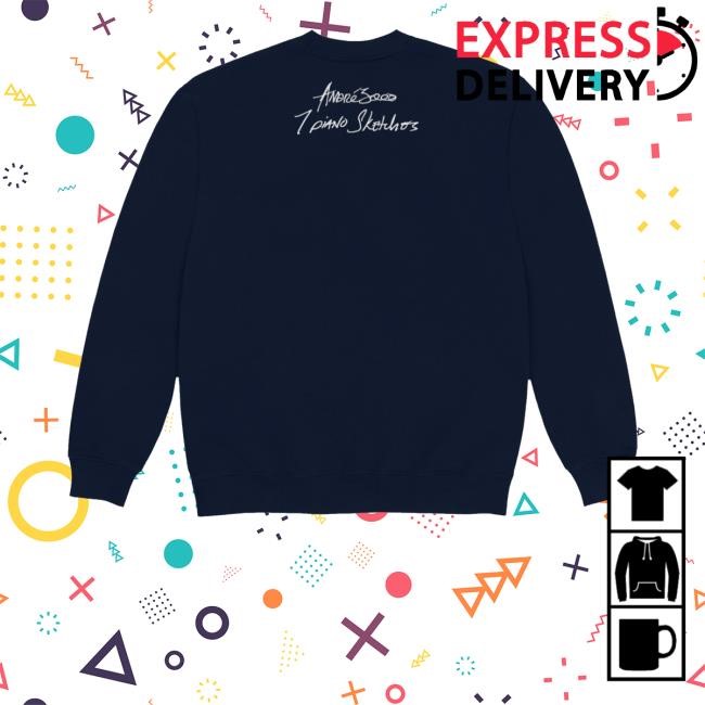 7 Piano Sketches Cover Crewneck Sweatshirt