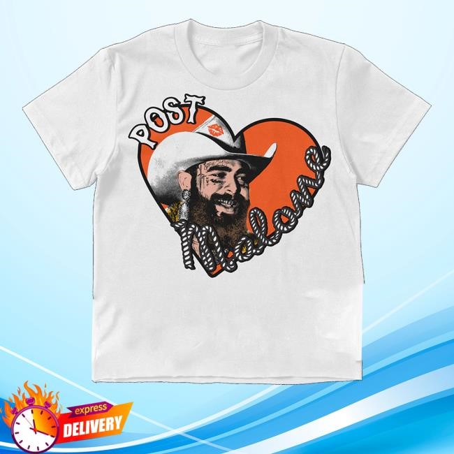 Big Ass Stadium Tour Long Sleeve Shirt Post Malone Official Shop - New Tee Print