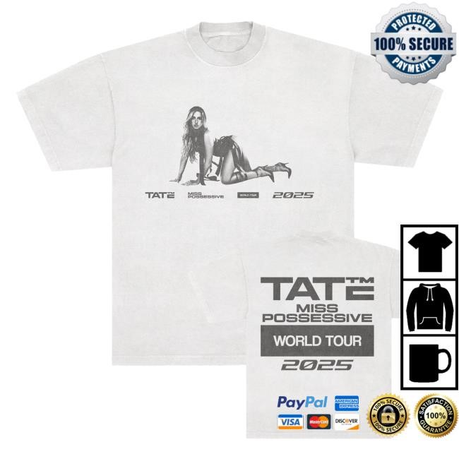 Official Tate Merch Shop Store Miss Possessive 2025 World Tour Long Sleeve Shirt - New Tee Print