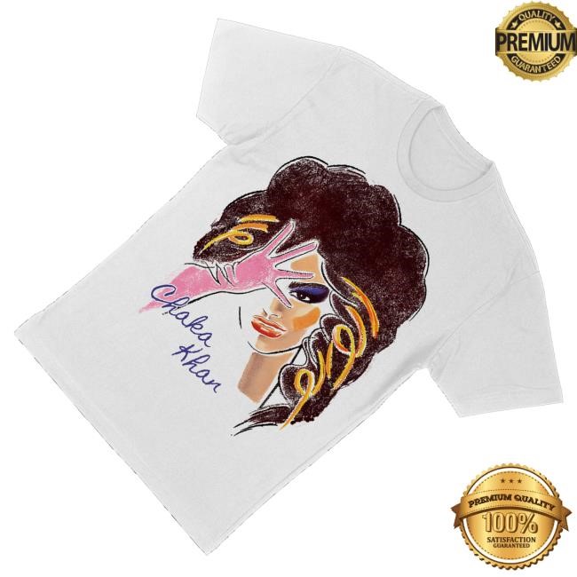 Official Chaka Khan Merch Chaka Khan Illustration Sweatshirt In White - New Tee Print