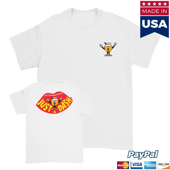 Official Matty Matheson Just A Dash Long Sleeve Shirt - New Tee Print